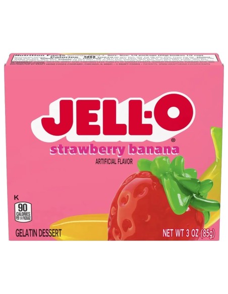 Jell-O Gelée Strawberry-Banana