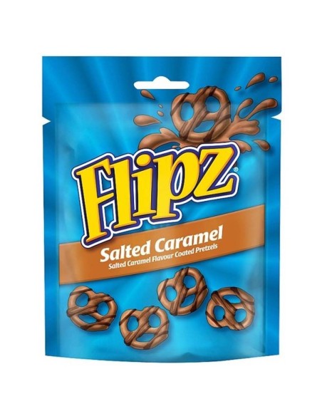 Pretzels de caramelo salado Flipz