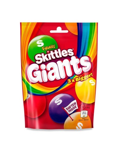 Caramelos de frutas gigantes Skittles