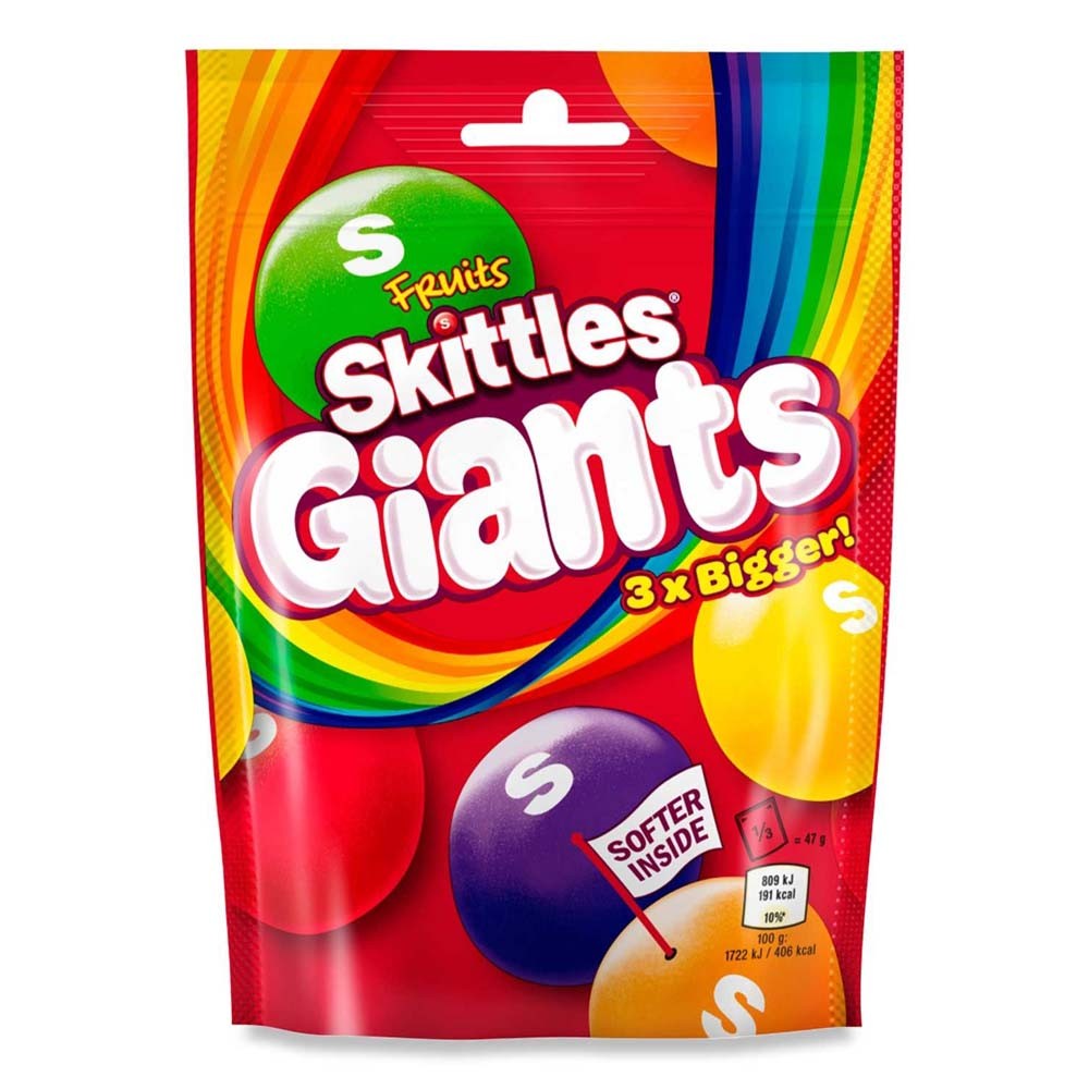 Skittles Giants Fruit Sweets