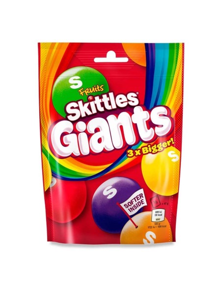Caramelos de frutas gigantes Skittles