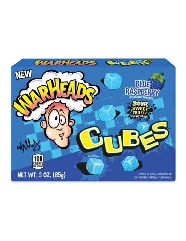 Warheads Cubes Blue Raspberry