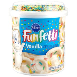 Pillsbury Funfetti Confetti Vanilla Frosting