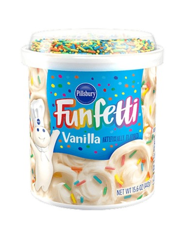 Glassa alla vaniglia Funfetti Pillsbury