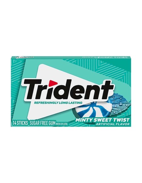 Chicle Trident Minty Sweet Twist