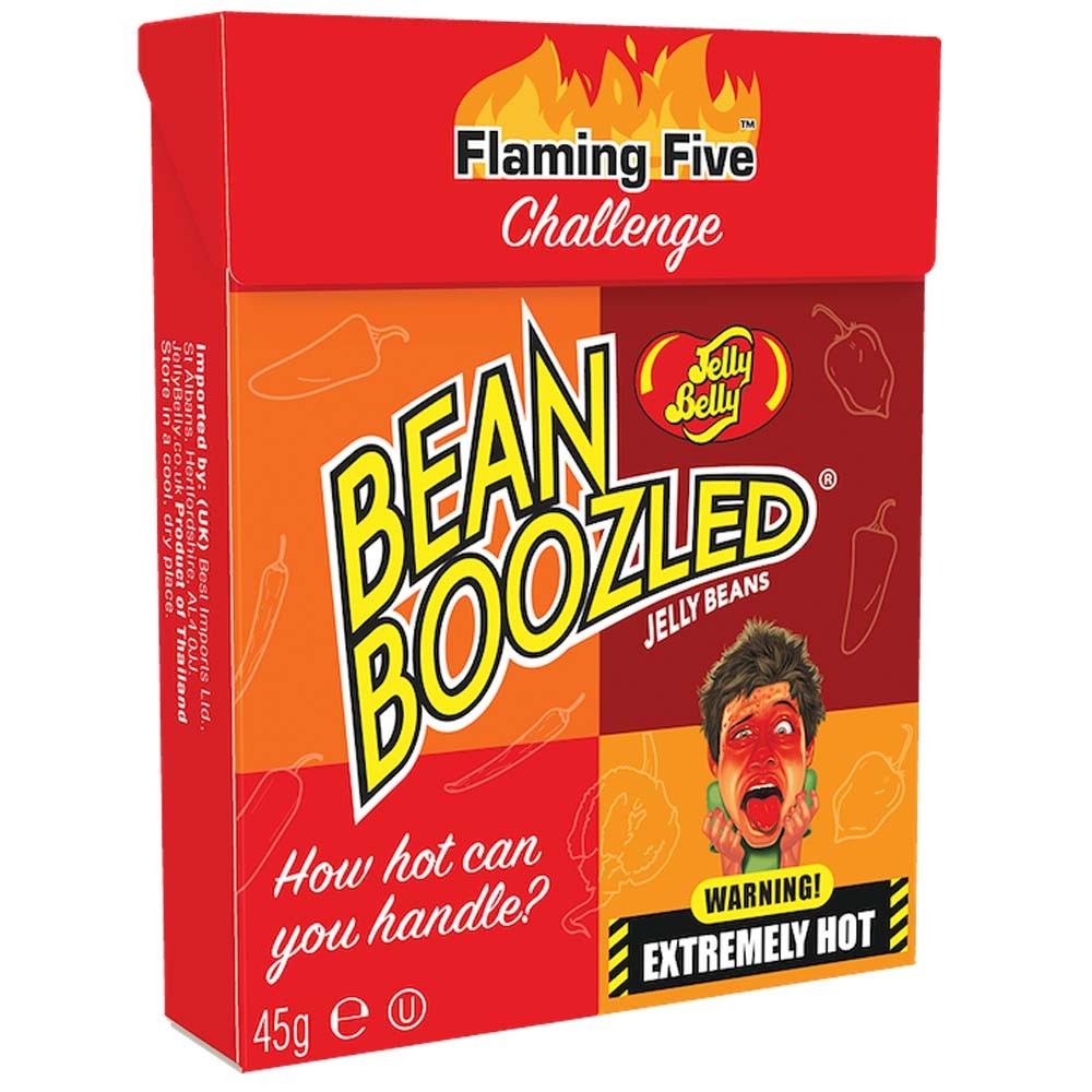 Jelly Belly Bean Boozled Flaming Five Challenge