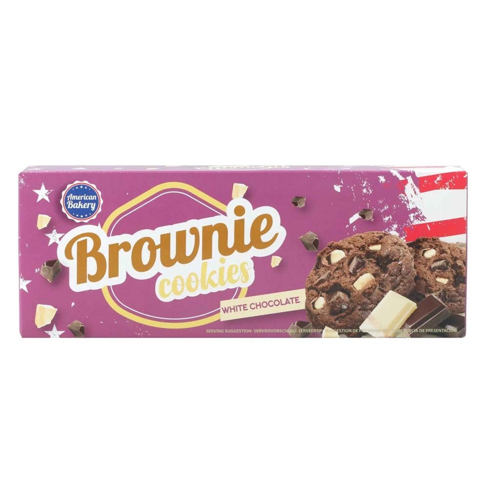 Brownie Cookies White Chocolate American Bakery