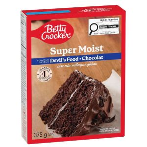 Betty Crocker Super Moist Devil's Food Chocolate Cake Mix