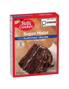 Mezcla de pastel de chocolate Betty Crocker Super Moist Devil's Food