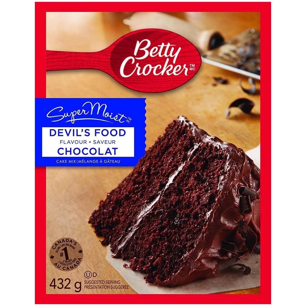 Betty Crocker Super Moist Devil's Food Chocolat Cake Mix