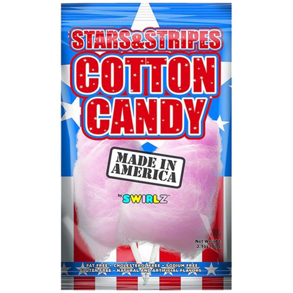 Swirlz Stars & Stripes Cotton Candy