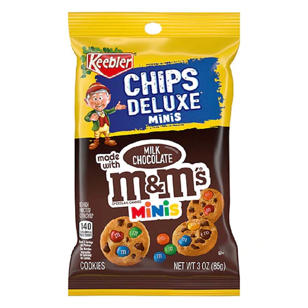 Keebler Chips Deluxe Bite Size Cookies M&M's Minis