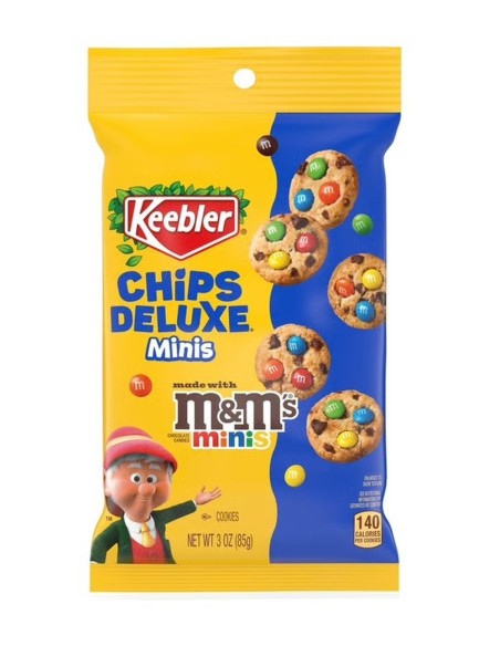 Keebler Chips Deluxe Galletas tamaño bocado M&M's Minis