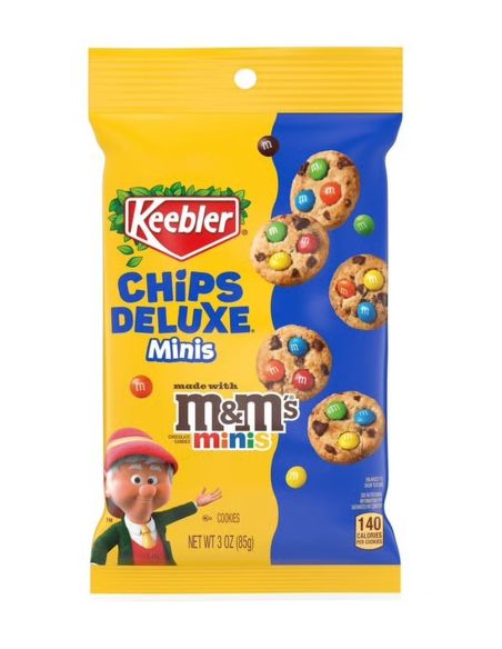 Keebler Chips Deluxe Bite Size Cookies M&M's Minis