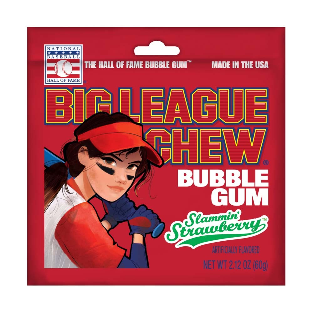 Big League Chew Slammin' Strawberry