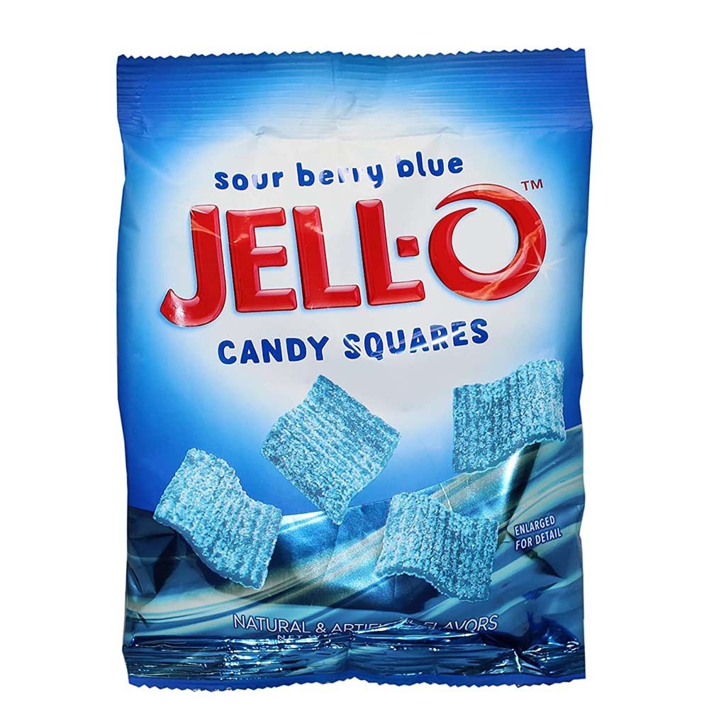 Jell-O Sour Berry Candy Squares