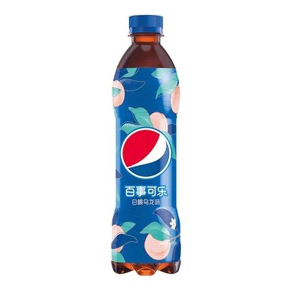 Pepsi Peach Oolong Tea Bottle