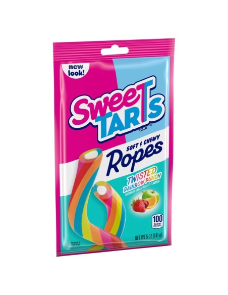 SweetTARTS Cuerdas Twisted Rainbow Punch