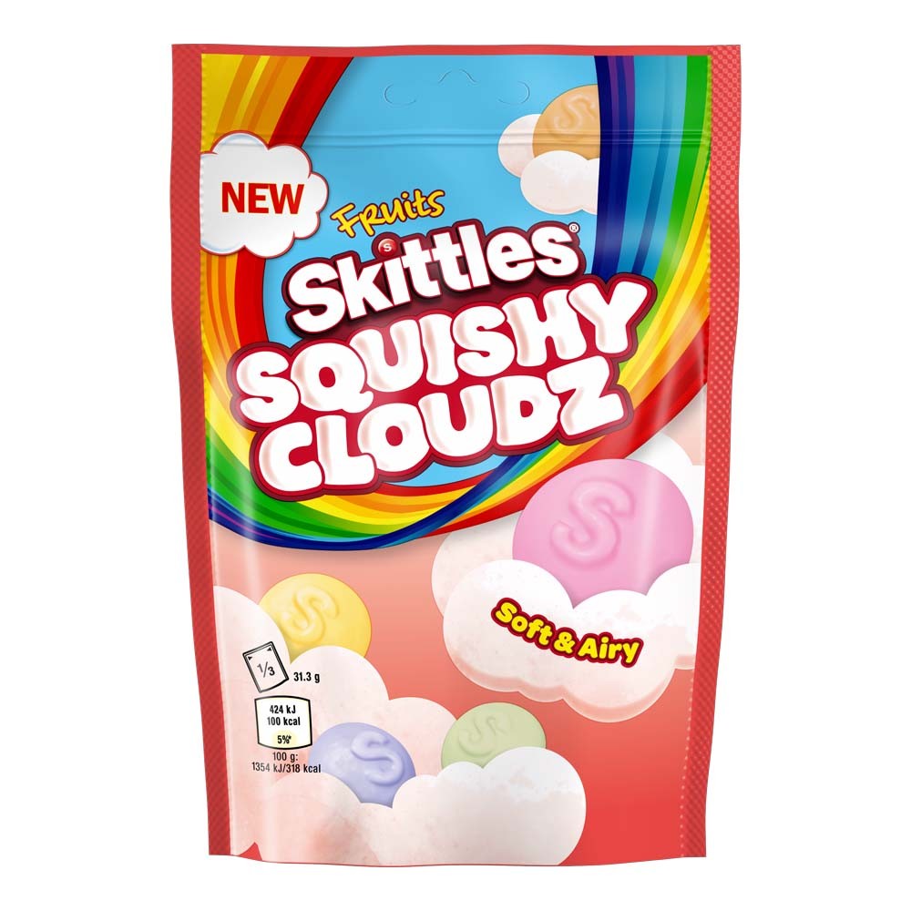 Skittles Squishy Cloudz Fruits Sweets