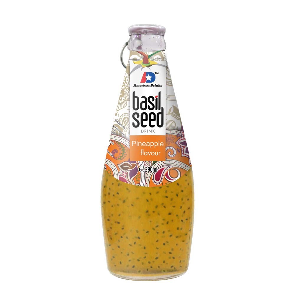 Basil Seed Drink Pineapple
