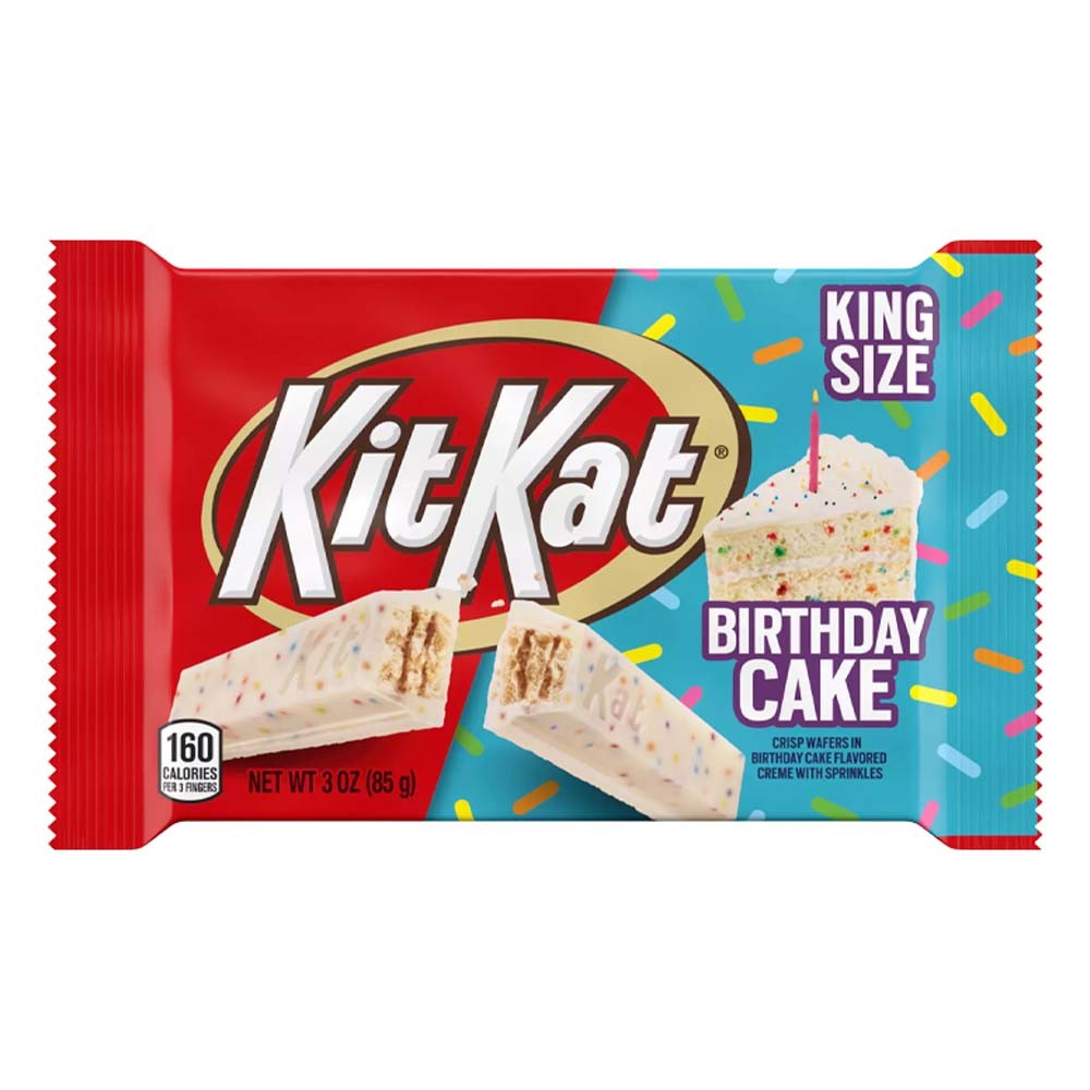 Pastel de cumpleaños KitKat tamaño King