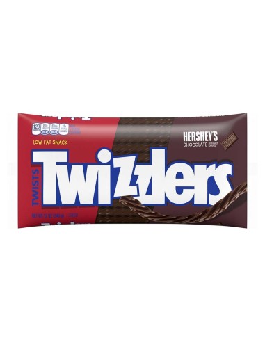 Twizzlers de chocolate con giros