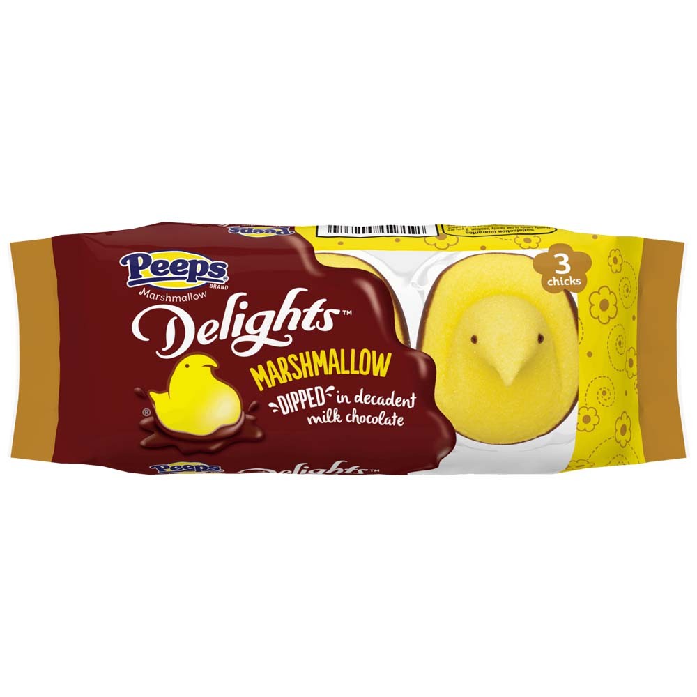 Peeps Delights Milk Chocolate Dipped Yellow Chicks