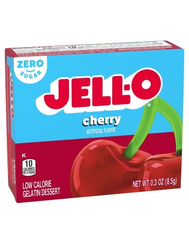 Jell-O Gelée Cherry Zero Sugar