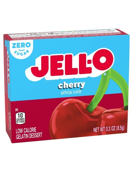 Jell-O Gelée Cherry Zero Sugar