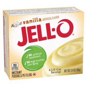 Gelatina de naranja Jell-O, sin azúcar, 0.3 oz (paquete de 4)