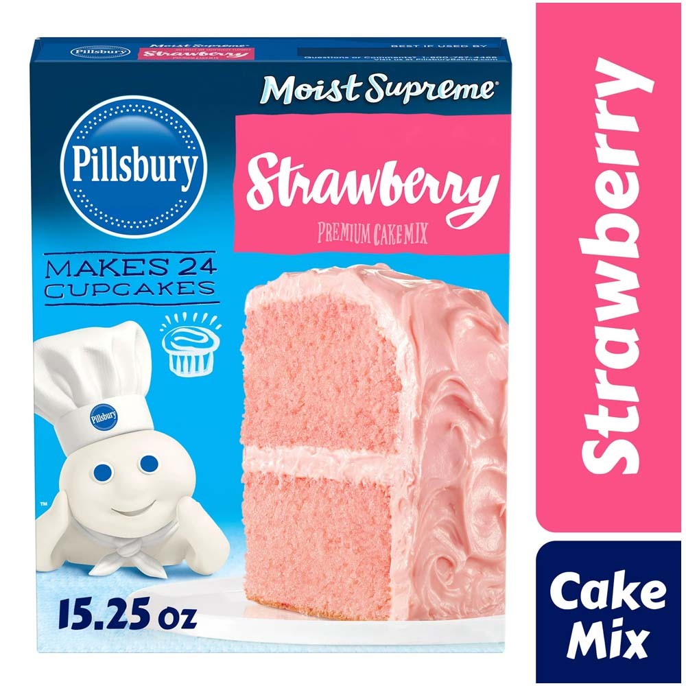 Pillsbury Moist Supreme Premium Cake Mix Strawberry