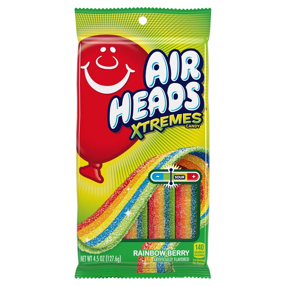 Airheads Xtremes caramelo de bayas arcoíris
