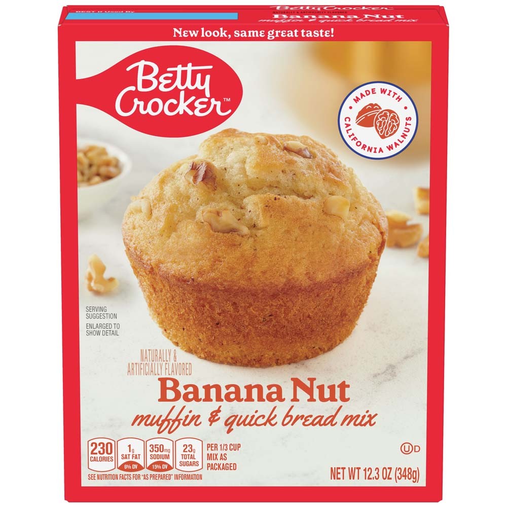 Betty Crocker Muffin & Quick Bread Mix Banana Nut