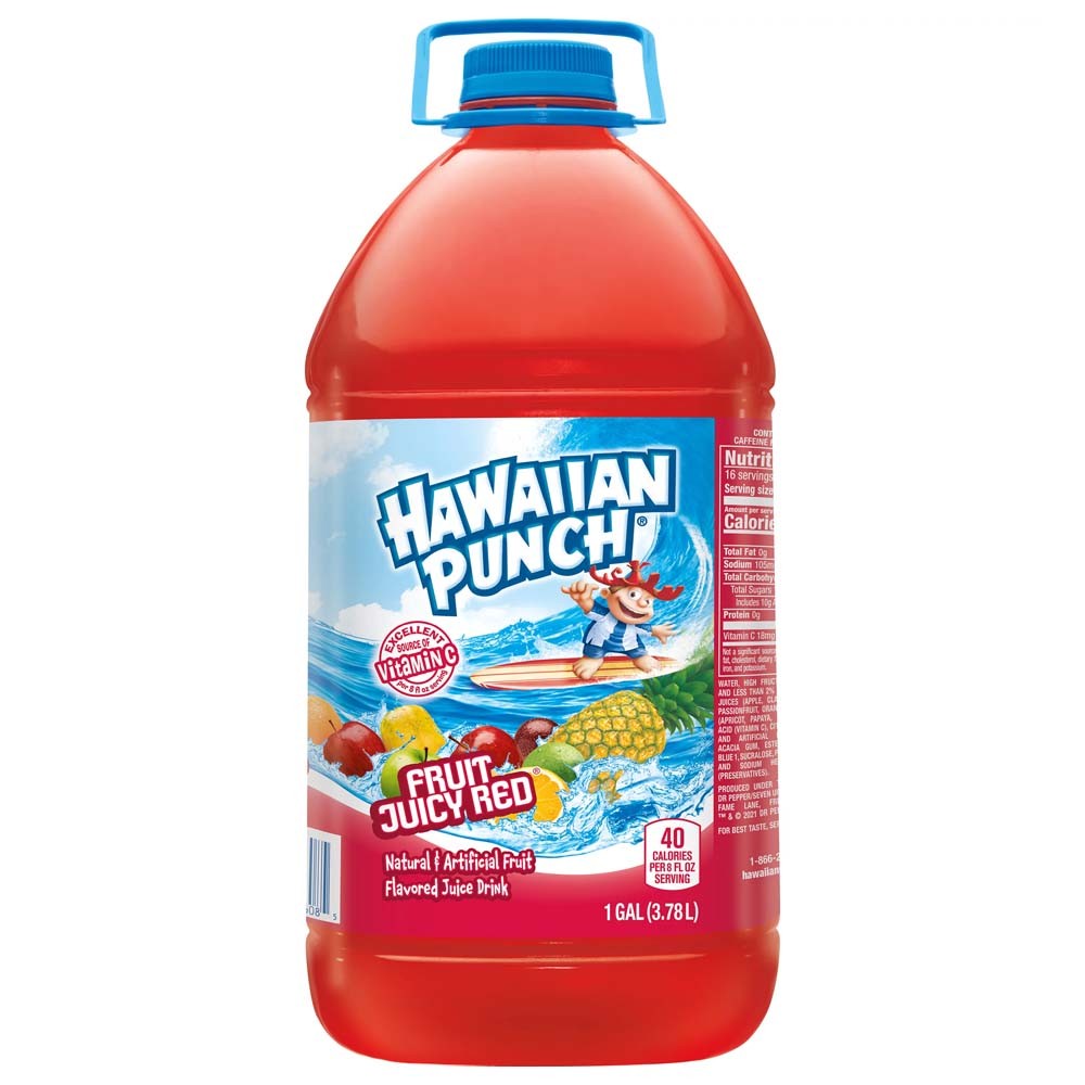 Bottiglia rossa succosa di frutta hawaiana punch da 3,78 litri