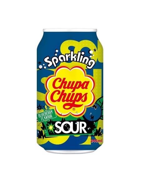Chupa Chups Sparkling Sour Blueberry