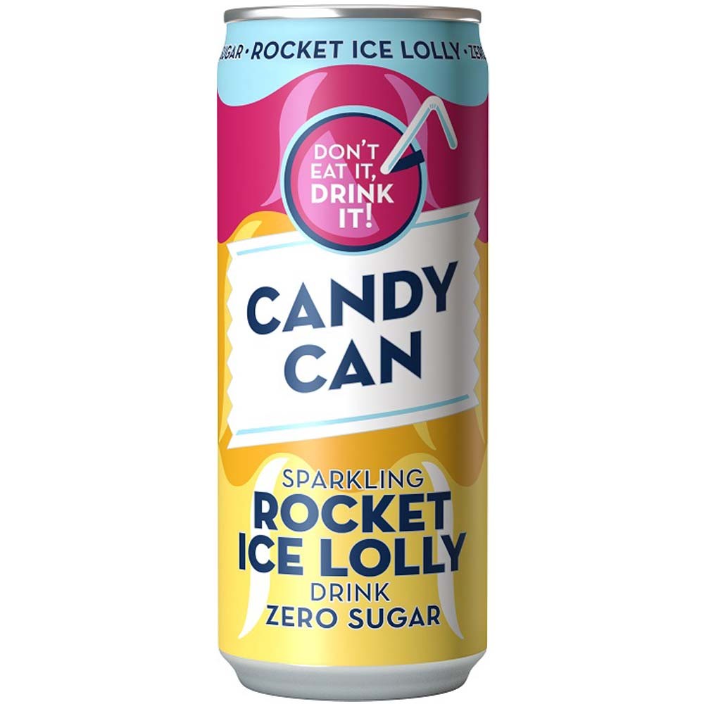 Candy Can Sparkling Rocket Ice Lolly Zero Sugar