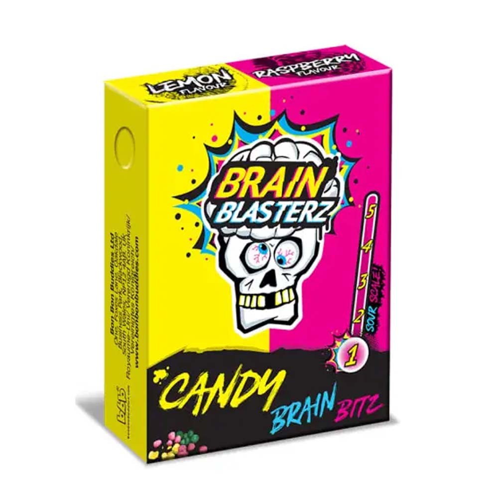 Brain Blasterz Sour Candy Brain Bitz Lemon & Raspberry