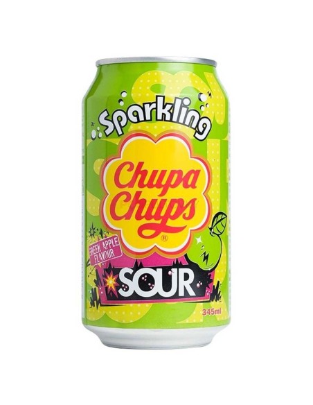Chupa Chups Sparkling Sour Green Apple