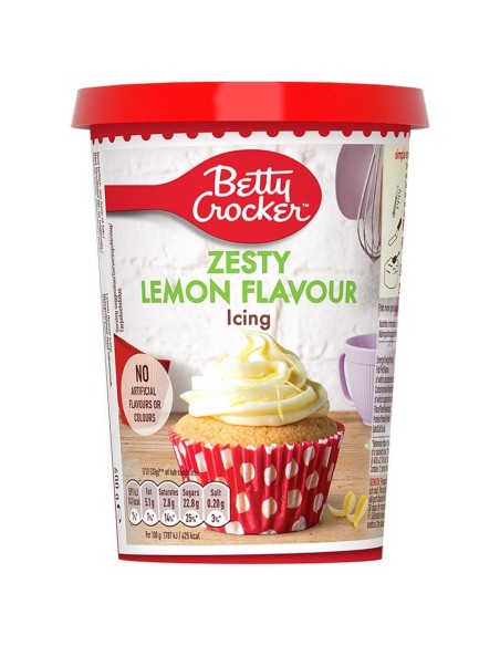 Betty Crocker Zesty Lemon Flavour Icing