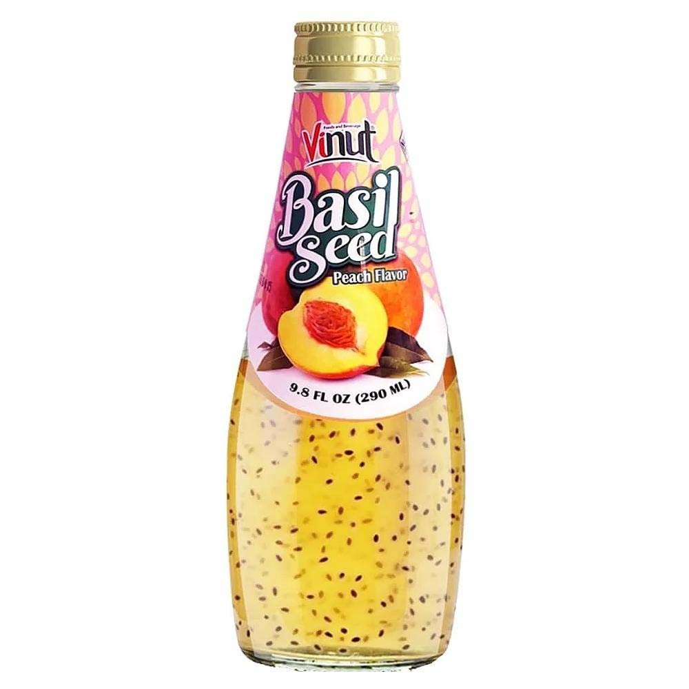 Basil Seed Drink Peach