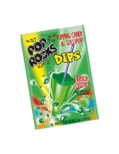 Pop Rocks Dips Sour Apple