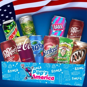 Box de nourriture américaine - Livraison rapide - Pop's America