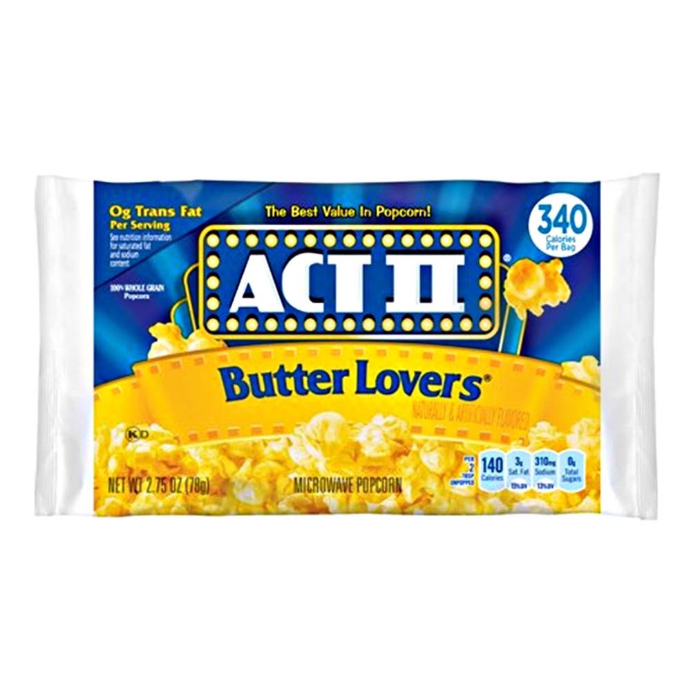 Palomitas de maíz para microondas Act II Butter Lovers - Pop's America