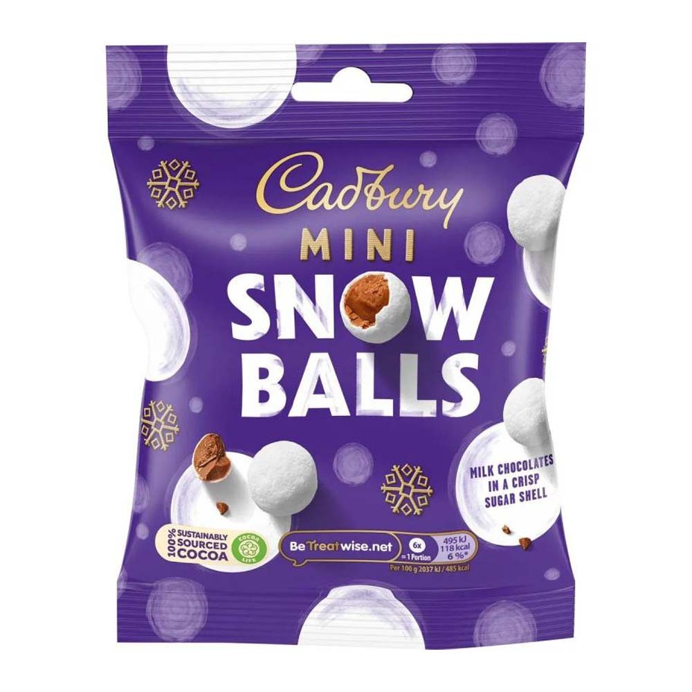 Mini palle di neve Cadbury