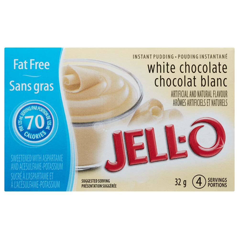 Budino istantaneo Jell-O al cioccolato bianco