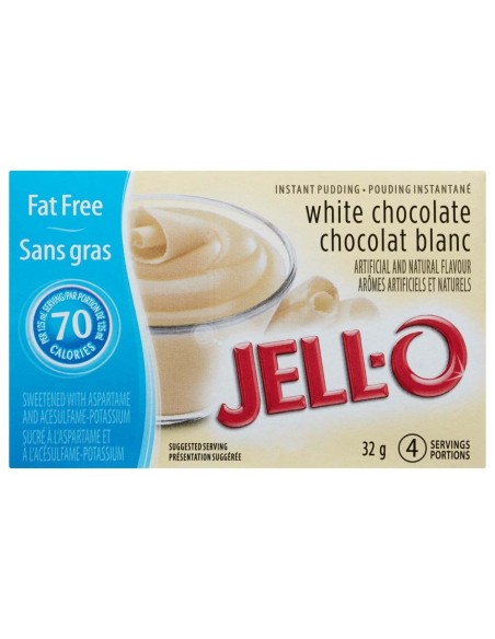 Jell-O Instant Pudding White Chocolate