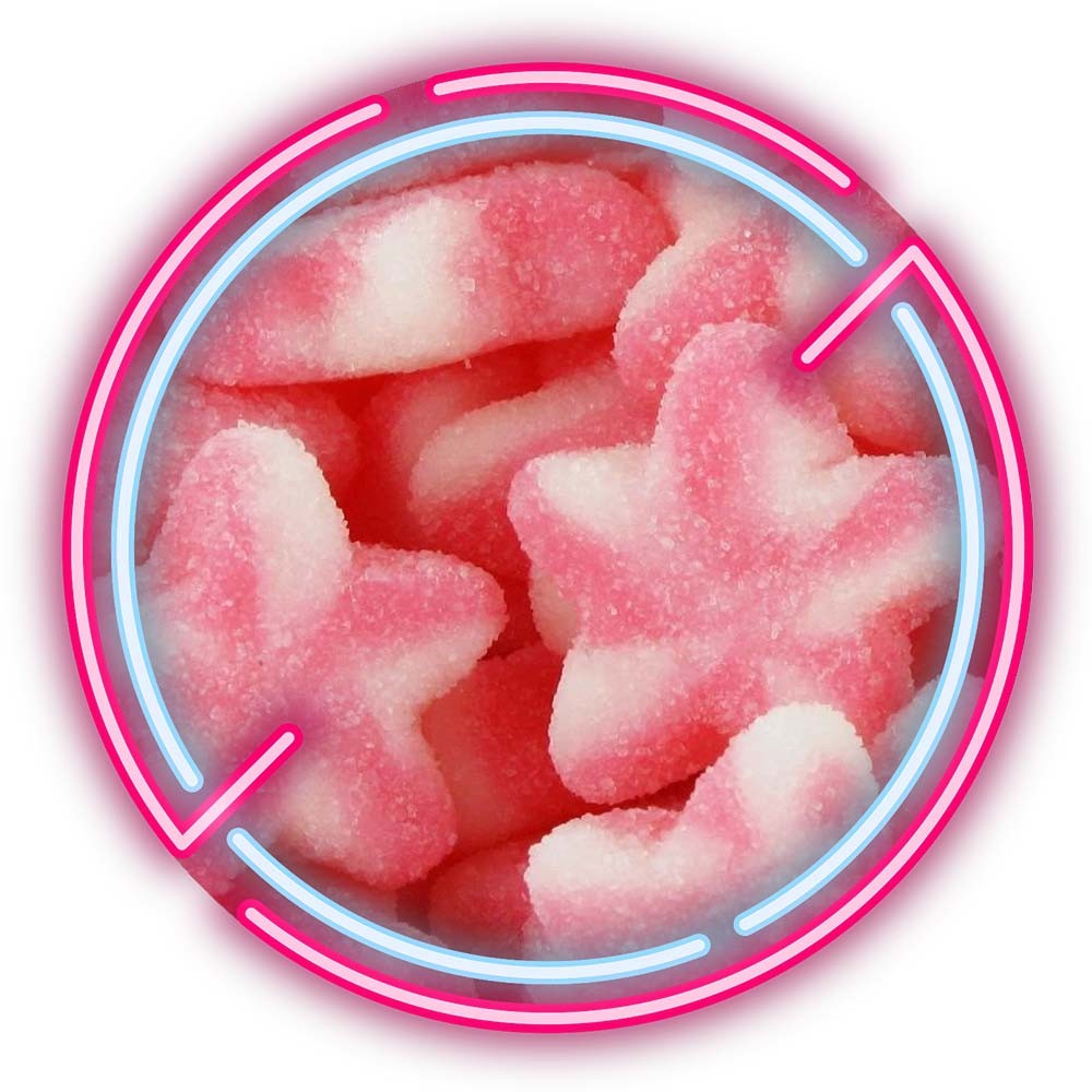 Acquista le caramelle Twist Pink Stars - Pop's America