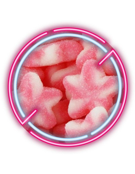 Girar estrellas rosadas