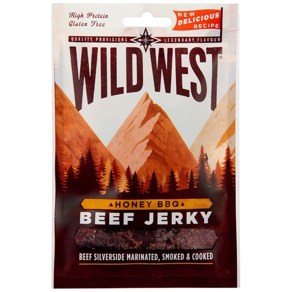Wild West Beef Jerky Honey BBQ 25g