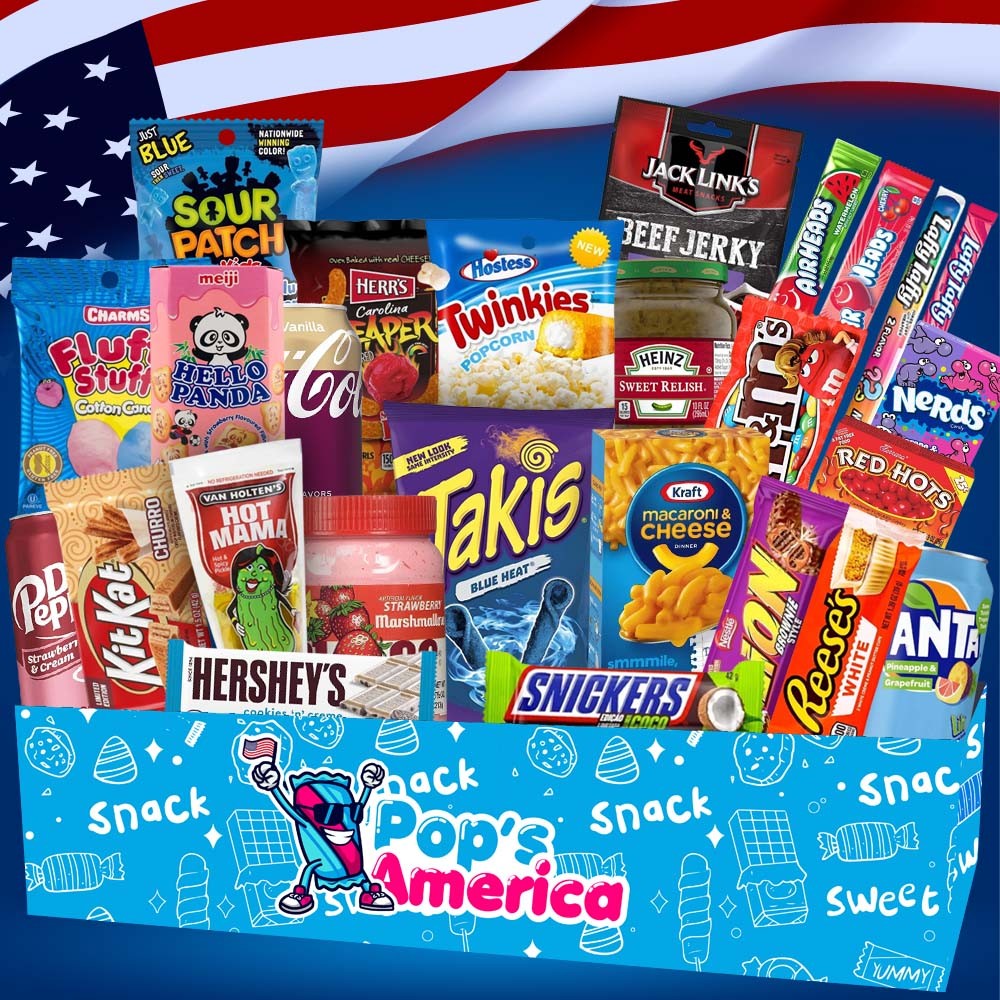 Caja comida americana - Entrega rápida - Pop's America